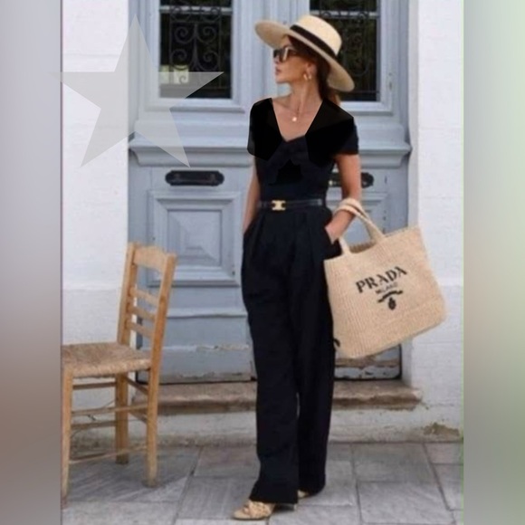 lululemon athletica Pants - EuC LuLuLem0n LiGhtWeiGht NoiR wiDe leG tiE PaNts siZe 2